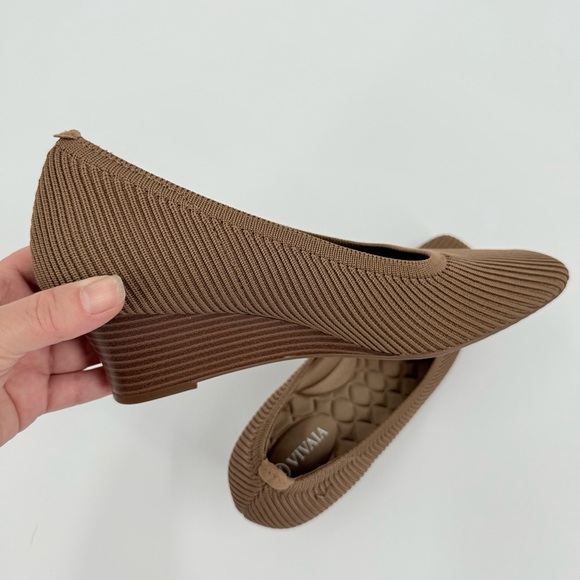 Vivaia Square Toe Wedge Margot Wedge Pro in Espresso Size EU 38 or US 7-7.5 - Picture 3 of 15